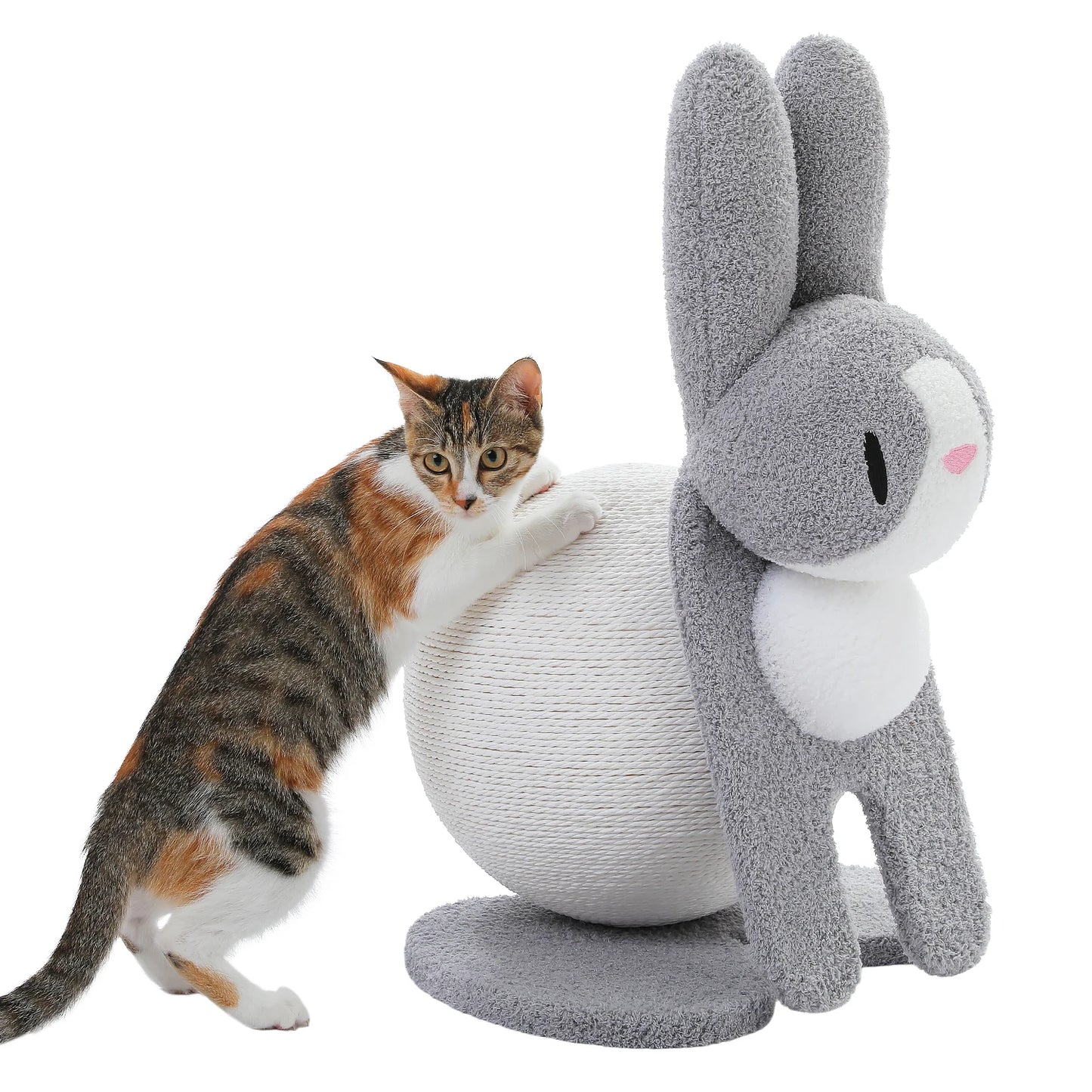 PAWZ Road Cat Scratching Post With Paper Rope Ball For Indoor Cats