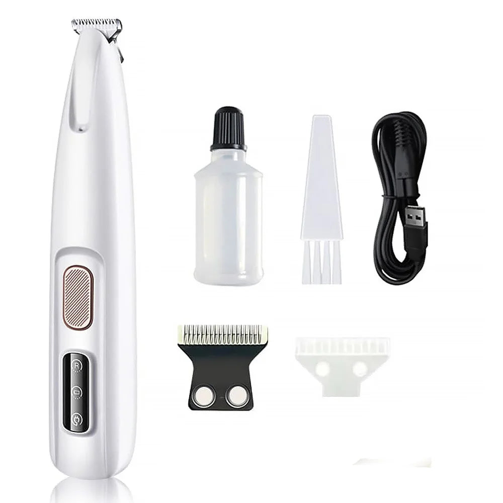 Rechargeable Cat And Dog Paw Trimmer With LED Light