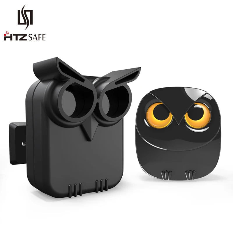 HTZSAFE Wireless Driveway Security Alarm With Waterproof PIR Motion Sensor