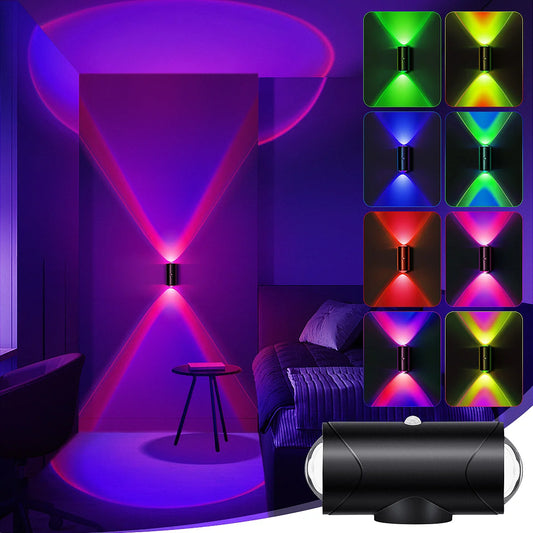 Aiopp LED Motion Sensor Wall Sconce 3 Modes Night Light With USB Magnetic