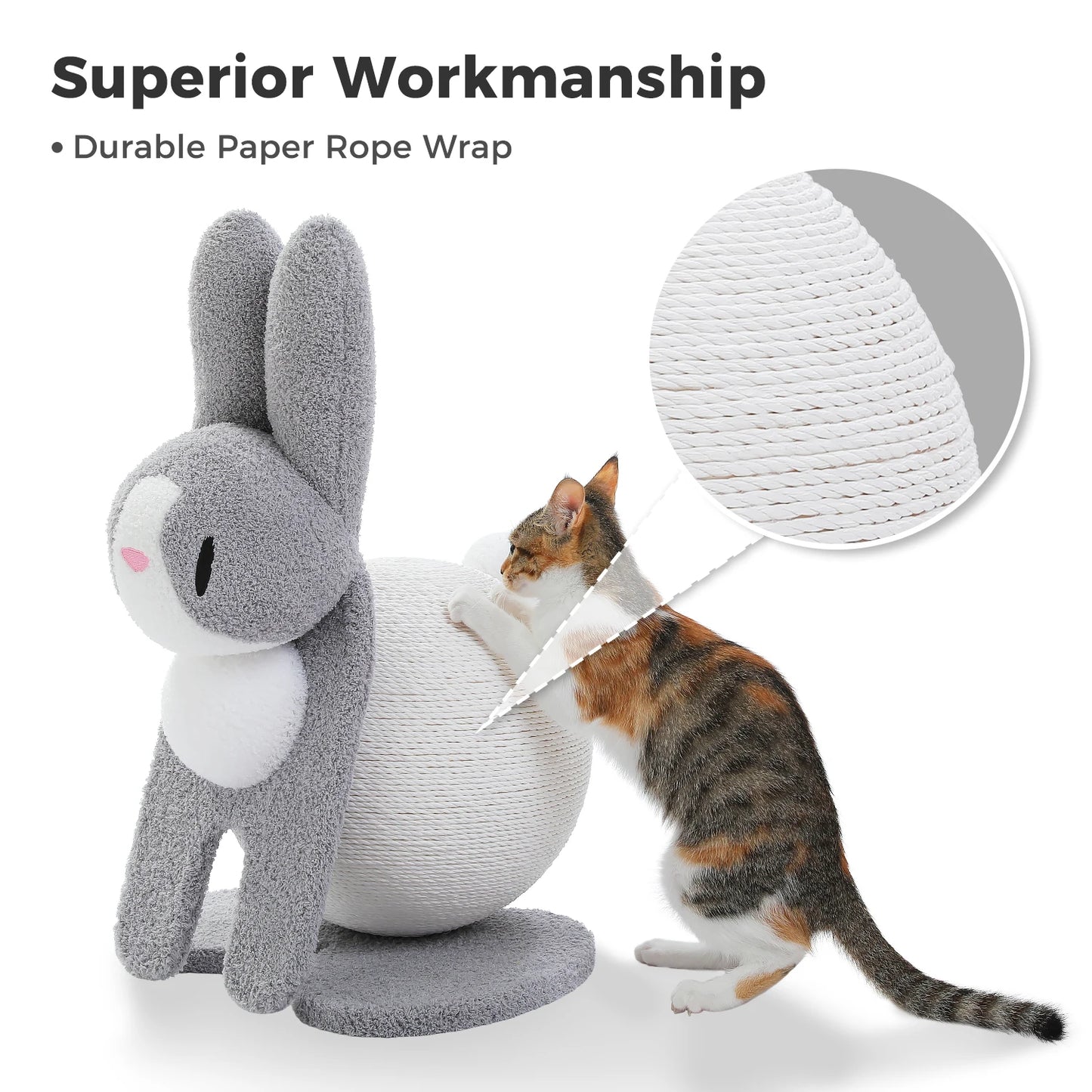 PAWZ Road Cat Scratcher Tree With Paper Rope Indoor Toy