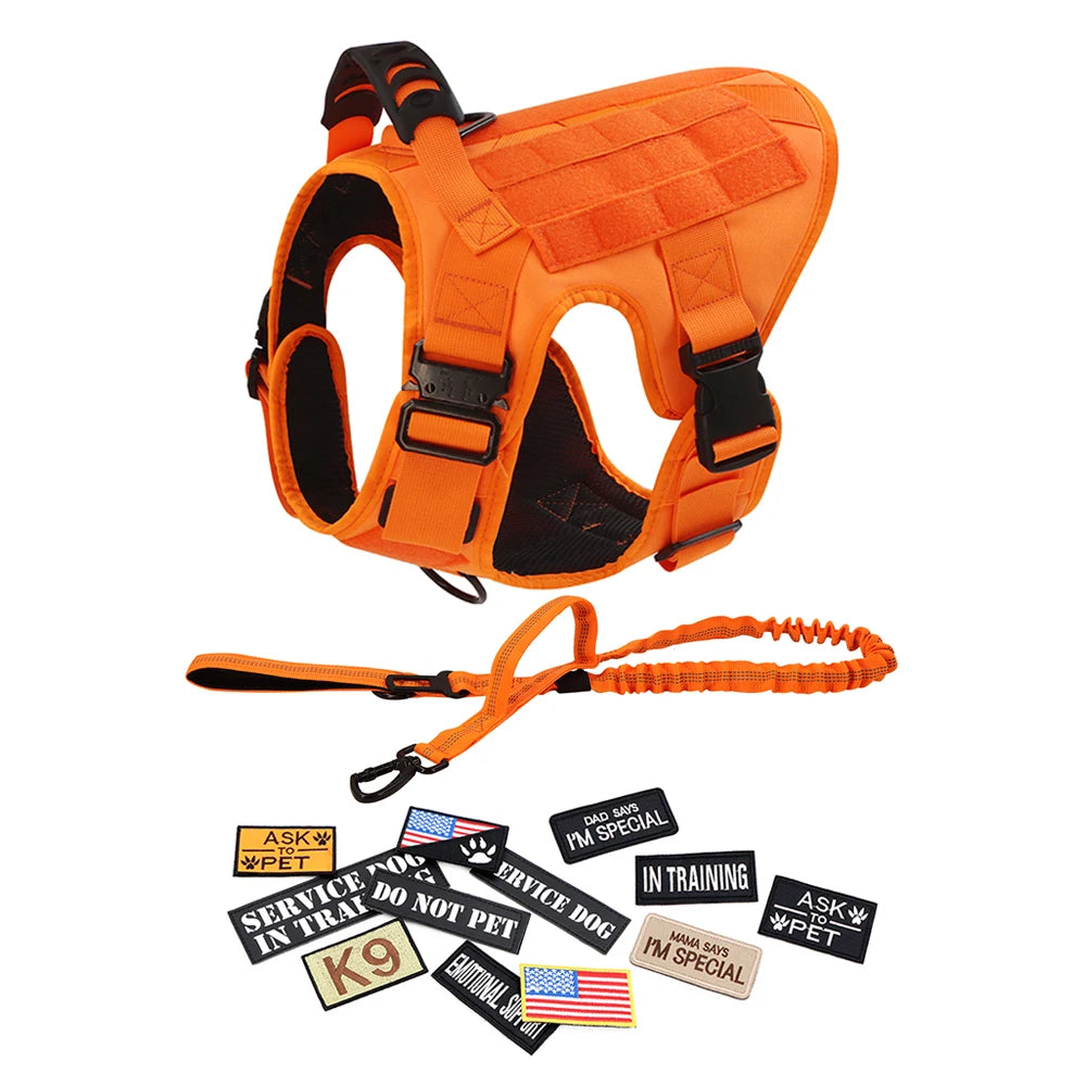 PETRAVEL Camouflage Nylon Dog Harness Vest For Training