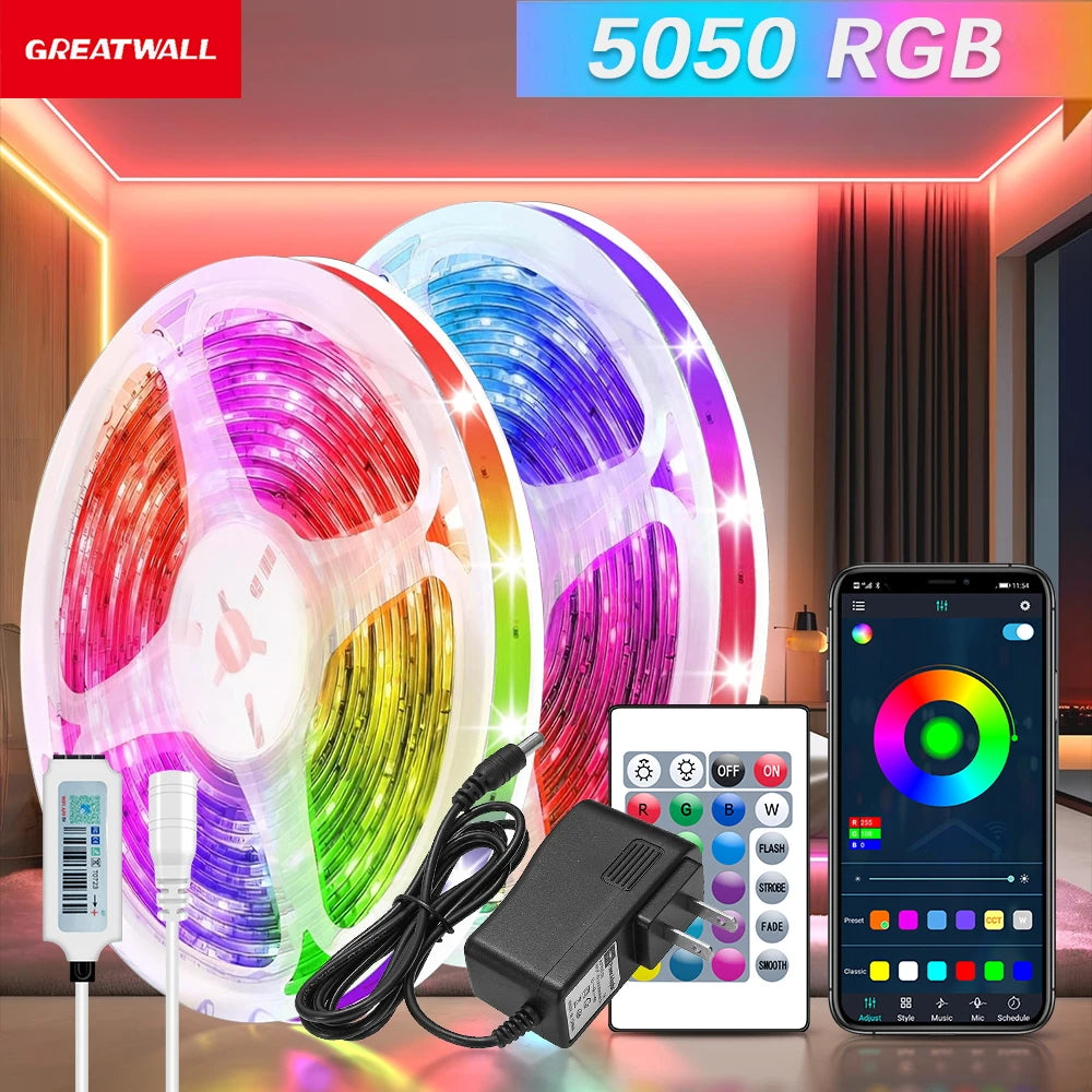 GOOLOOK WiFi LED Strip RGB 5050 With Music Sync Control