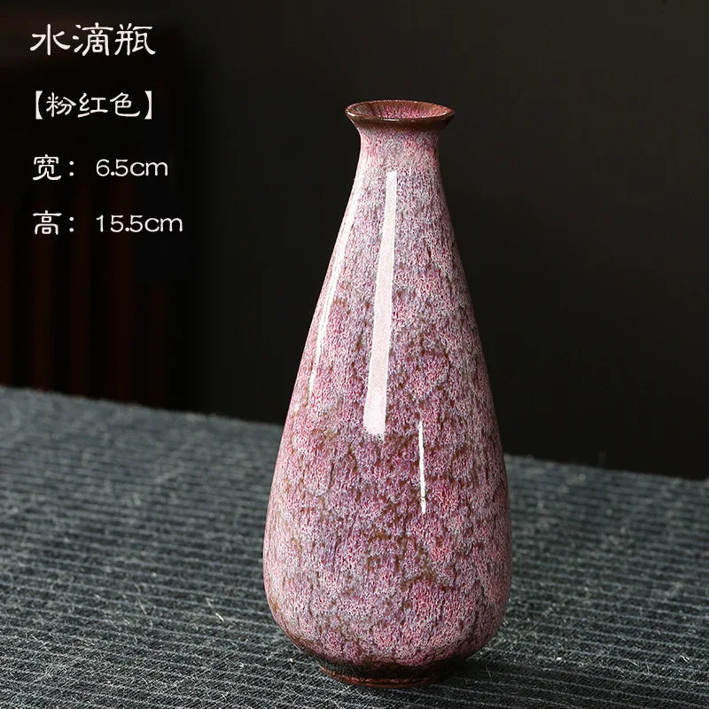 Minimalist Glaze Ceramic Vase For Tabletop Decor And Arrangements