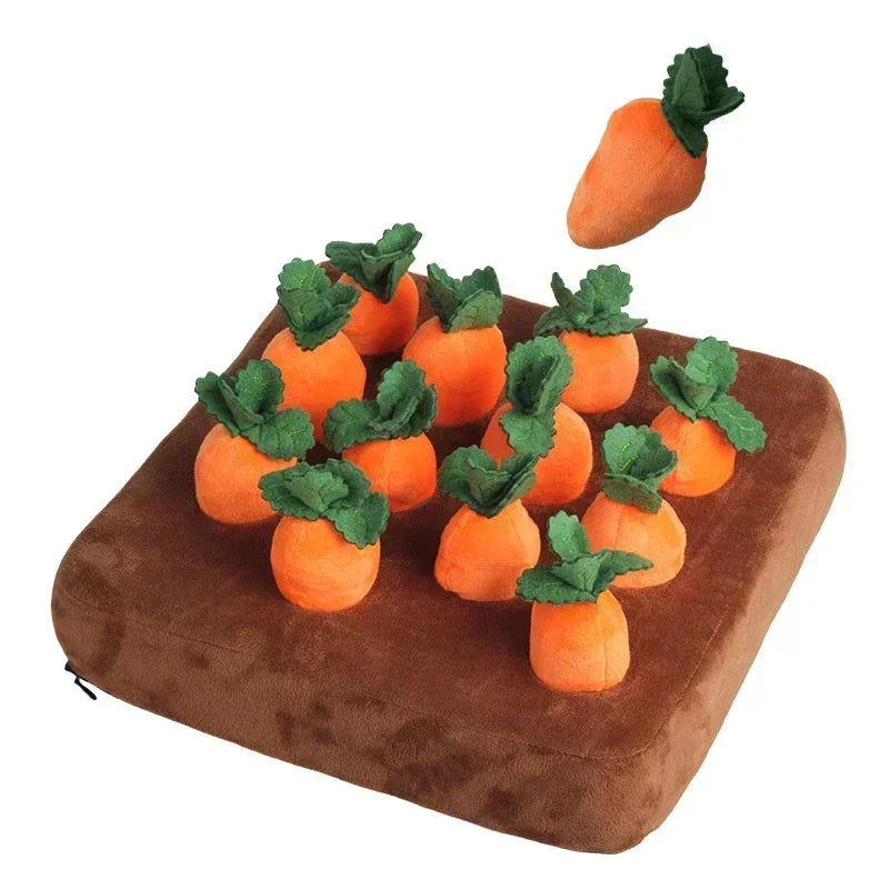 Dog Snuffle Mat Plush Carrot Toy Interactive Toy For Pets