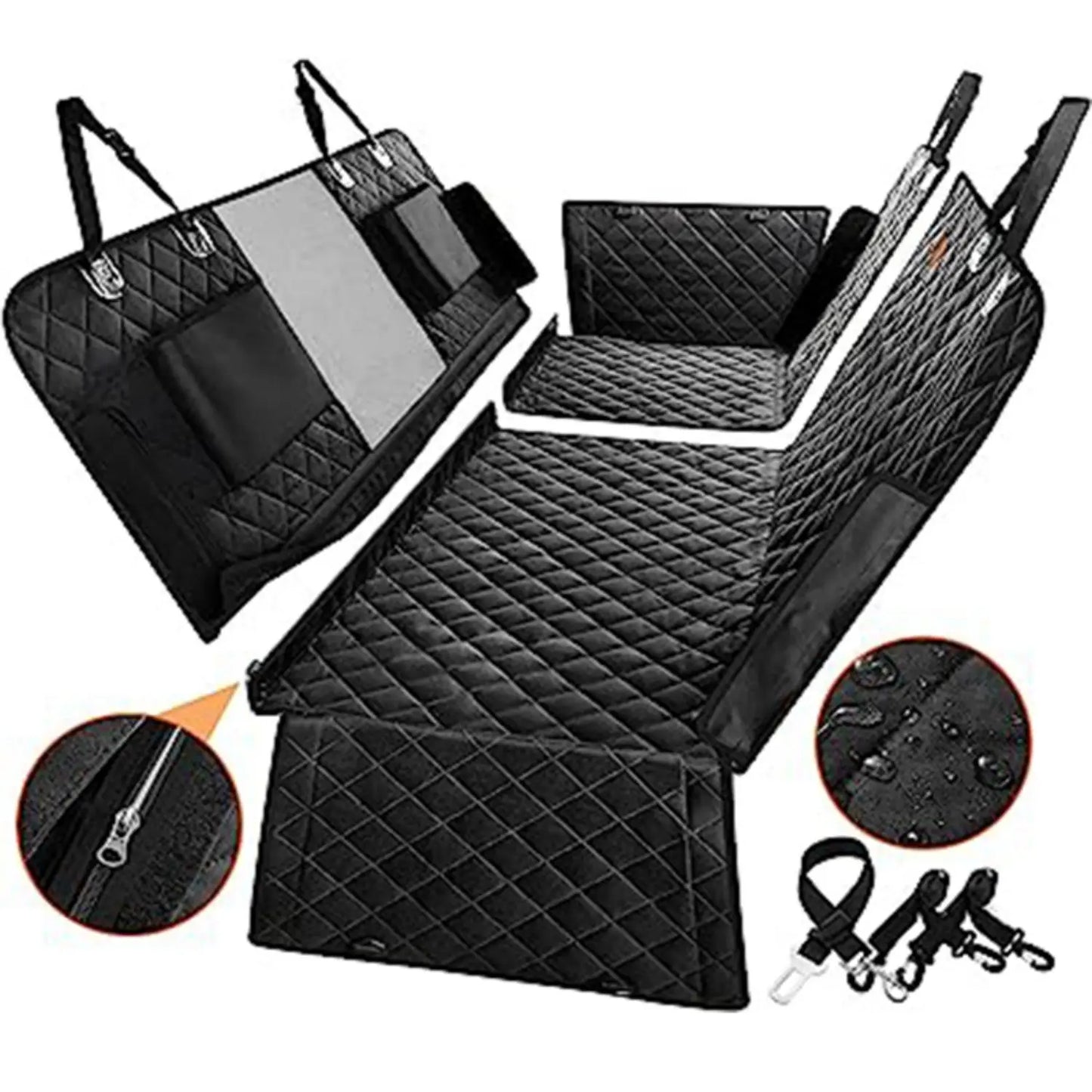 Pet Rear Seat Car Cushion 6 In 1 Waterproof Washable