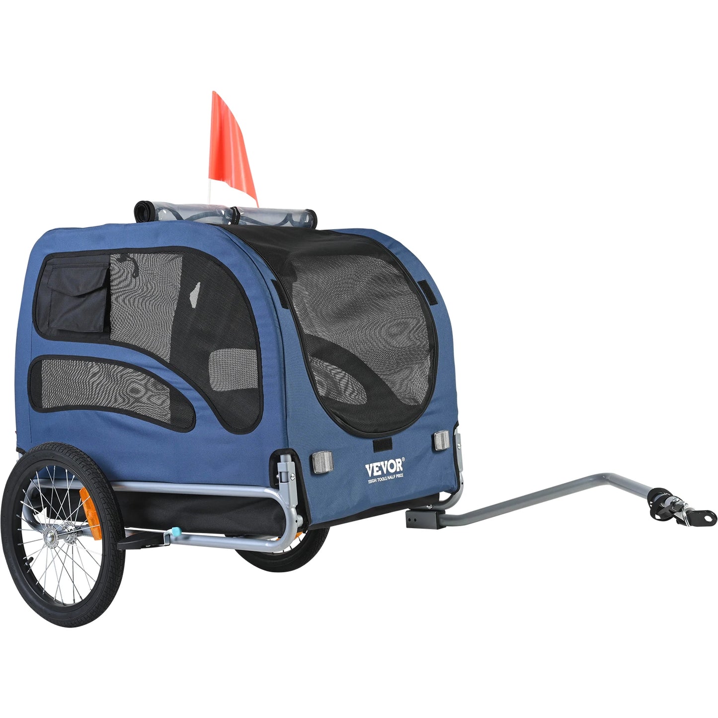 SucceBuy Pet Cart Bicycle Carrier For Dogs Travel Trailer