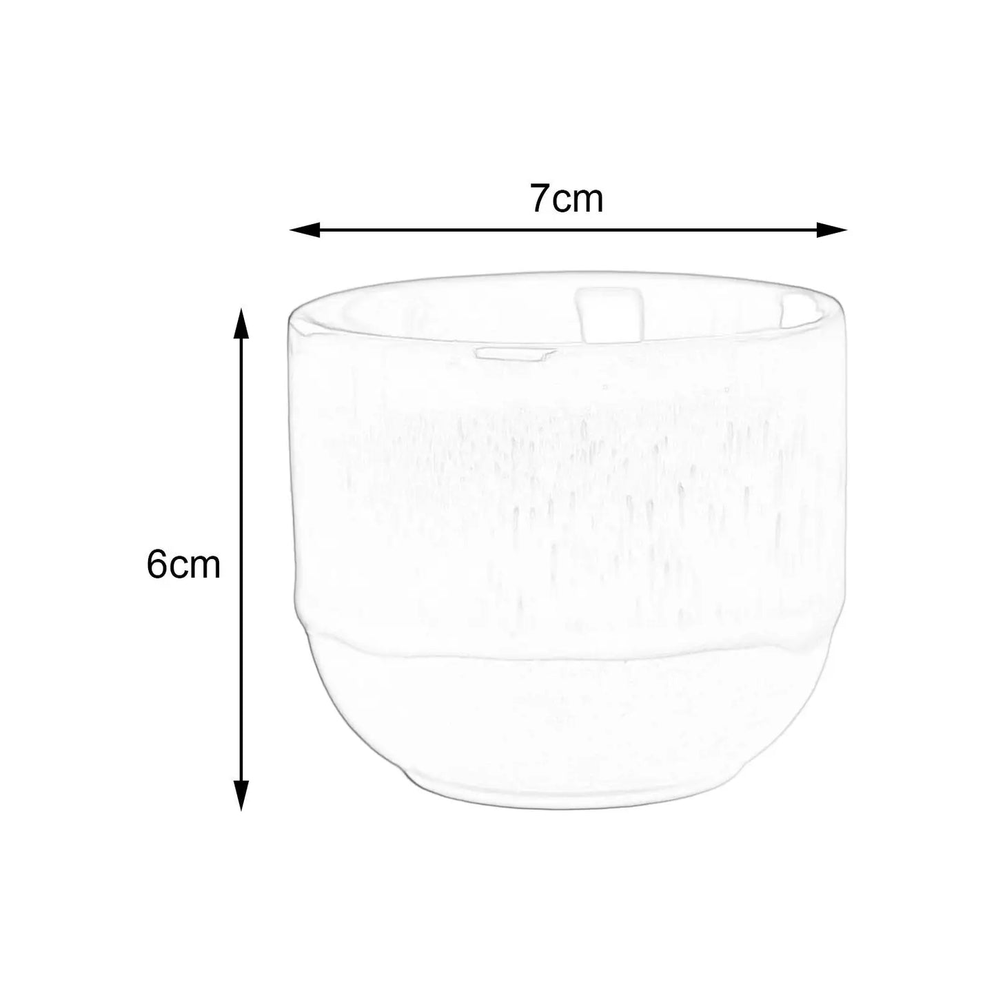 Ceramic Cup Japanese Style Handleless Tea Cup Gongfu