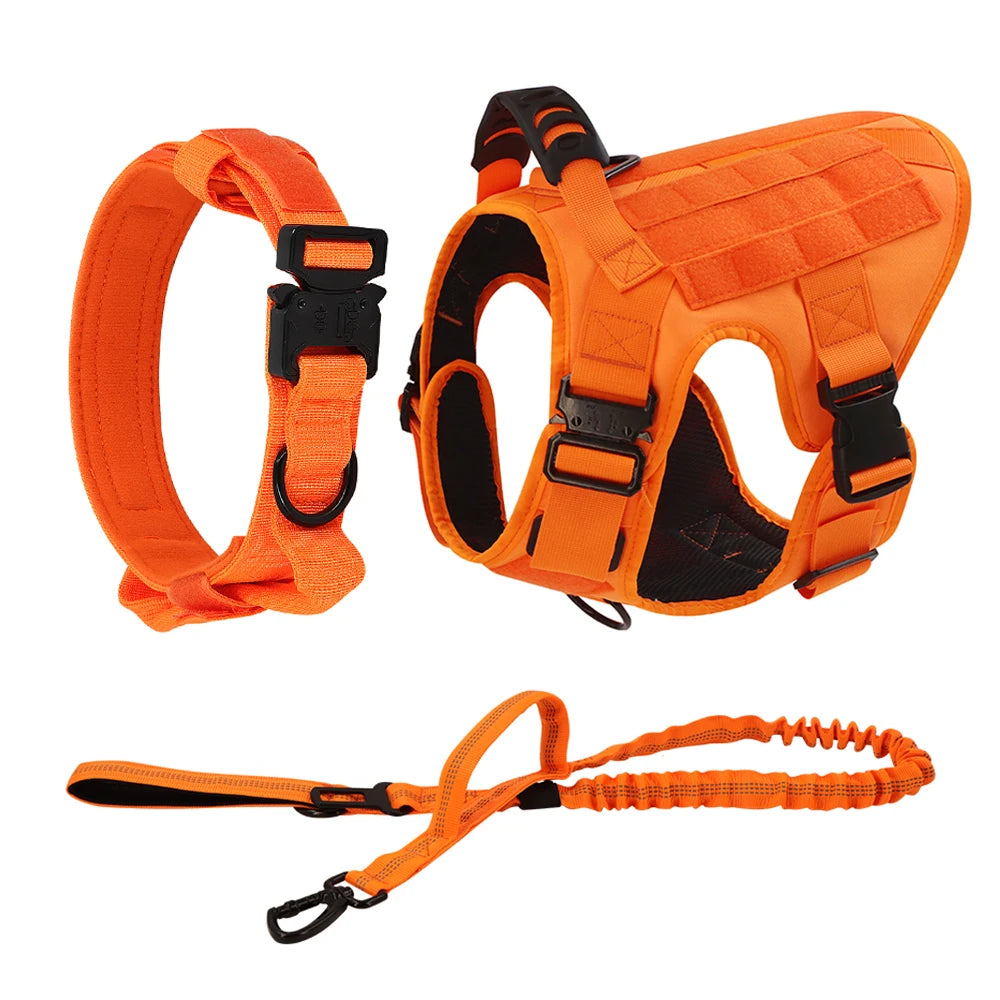 PETRAVEL Camouflage Nylon Dog Harness Vest For Training