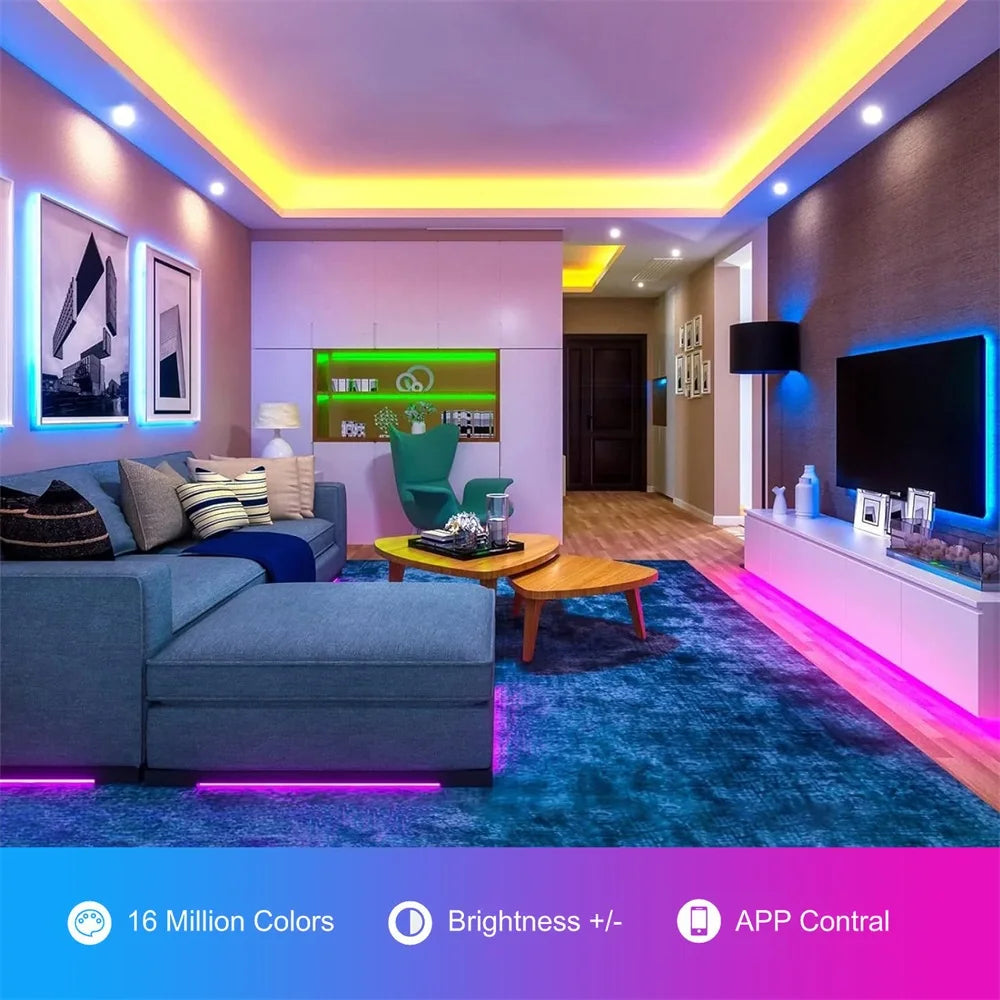 GOOLOOK WiFi LED Strip RGB 5050 With Music Sync Control