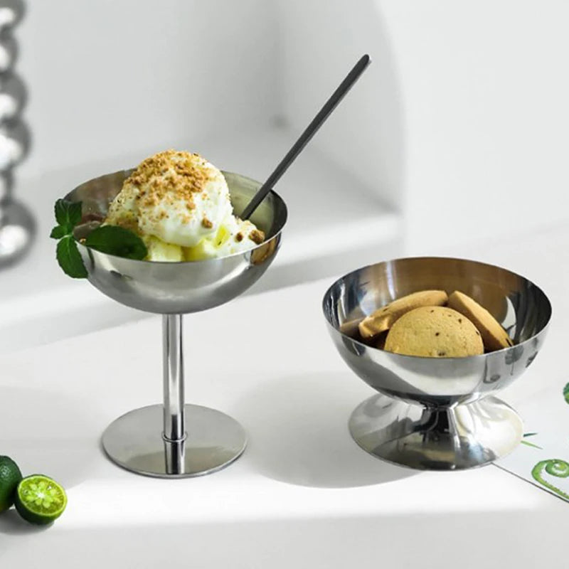 Stainless Steel Dinnerware Set Bowls And Plates Collection For Kitchen