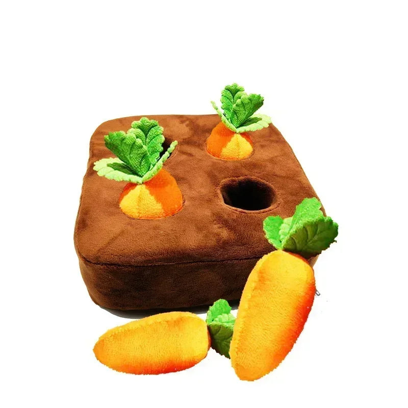 Dog Snuffle Mat Plush Carrot Toy Interactive Toy For Pets