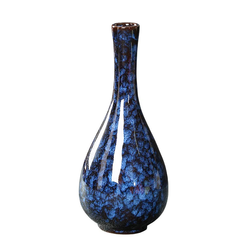 Minimalist Glaze Ceramic Vase For Tabletop Decor And Arrangements
