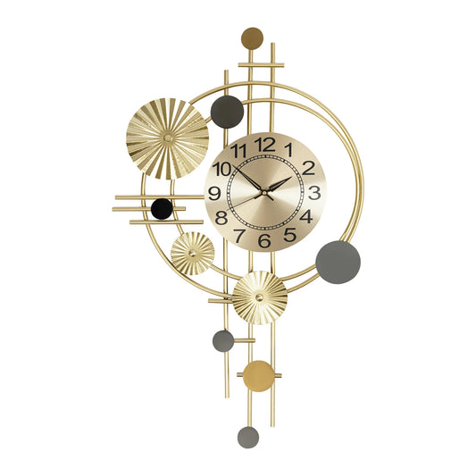 Decorative Art Wall Clock Silent NonTicking Indoor Decor