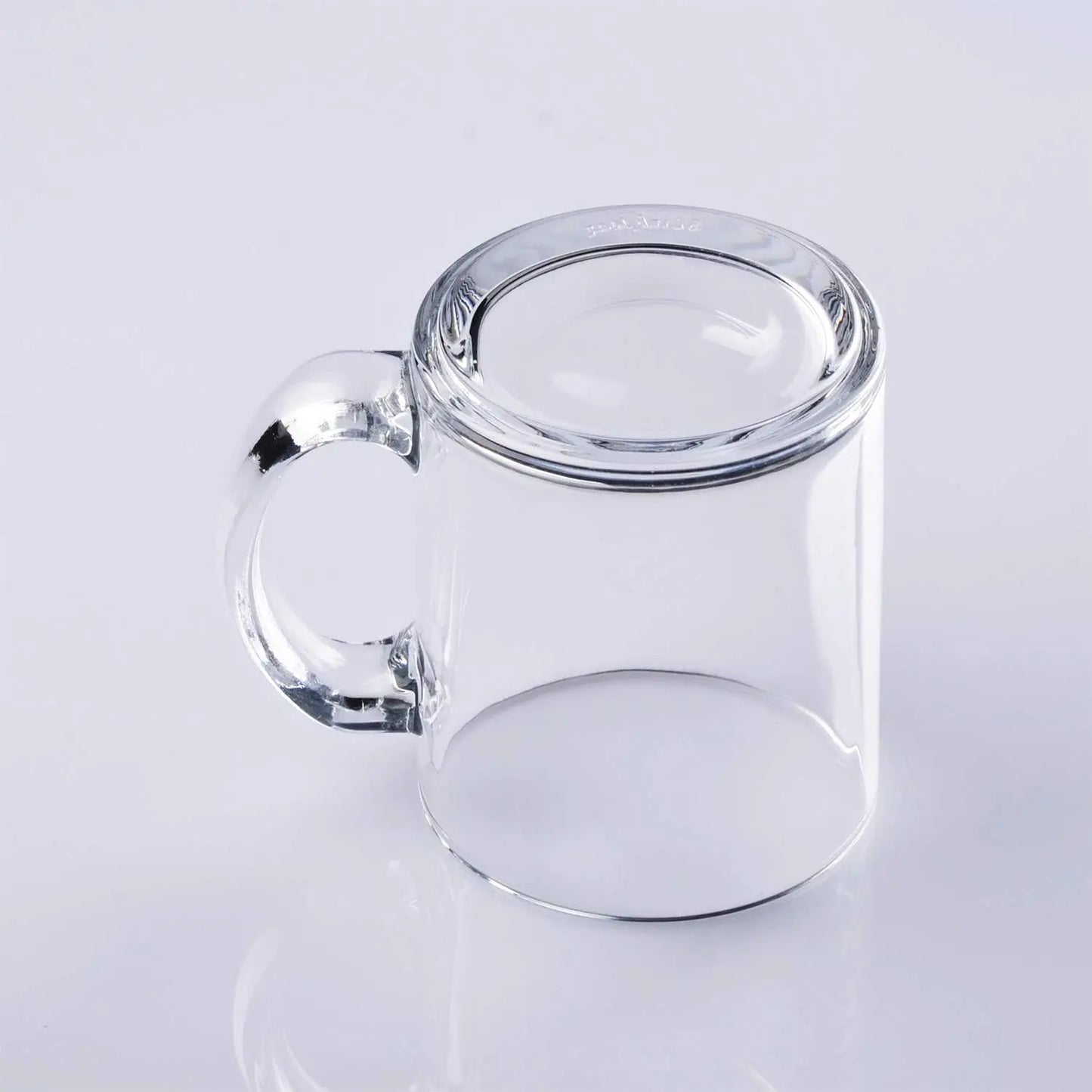 XMSJ Glass Mugs Clear Coffee Tea Beer With Elegant Handle