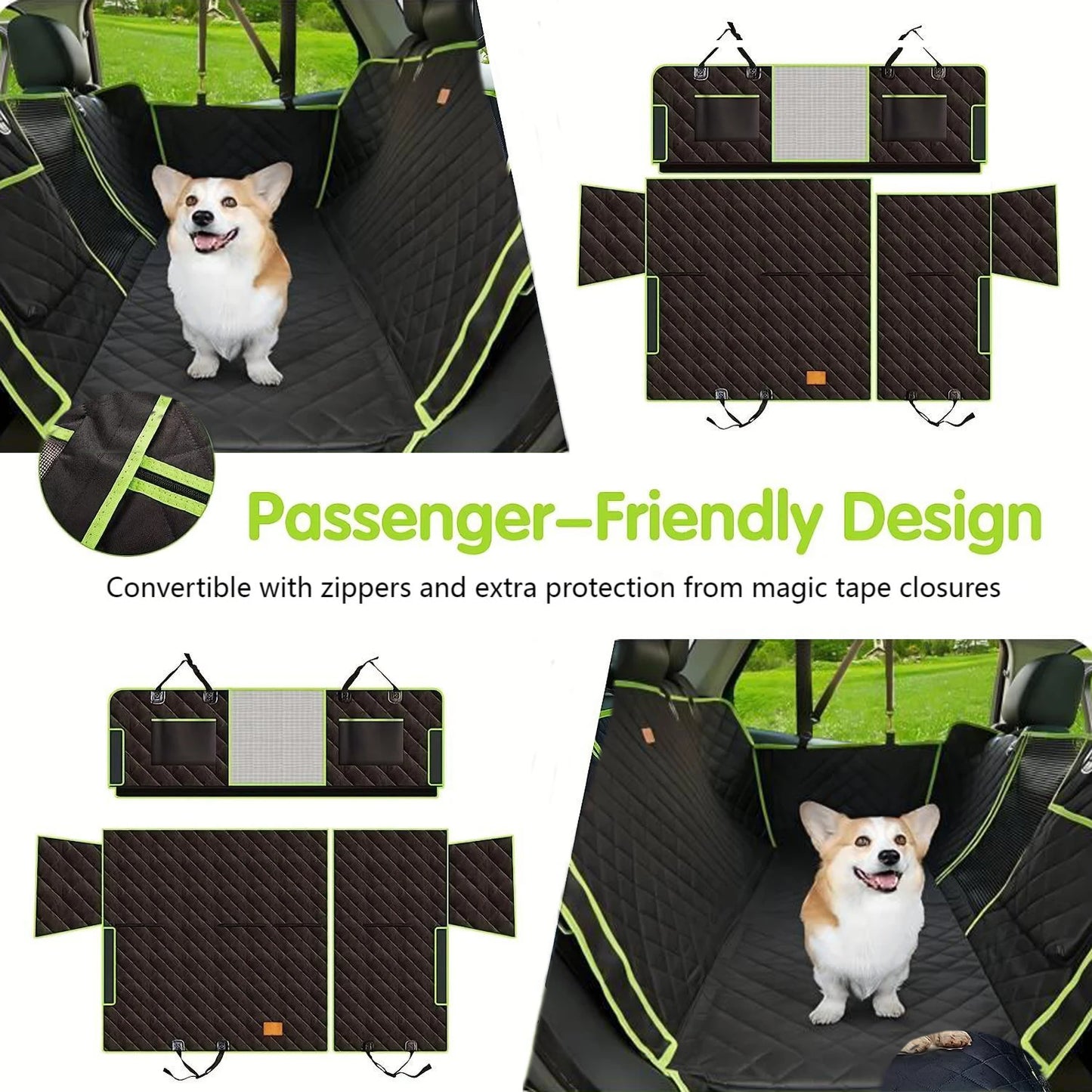 Pet Rear Seat Car Cushion 6 In 1 Waterproof Washable