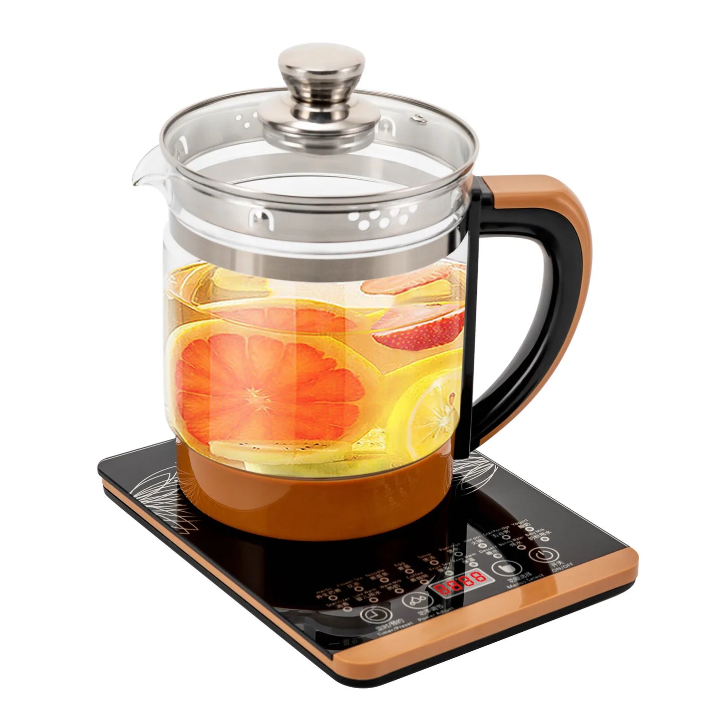 Electric Glass Tea Kettle With Keep Warm And BPA Free