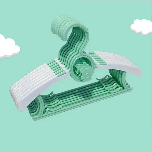 Untior Non Slip Baby Clothes Hangers Adjustable Plastic Multi Functional