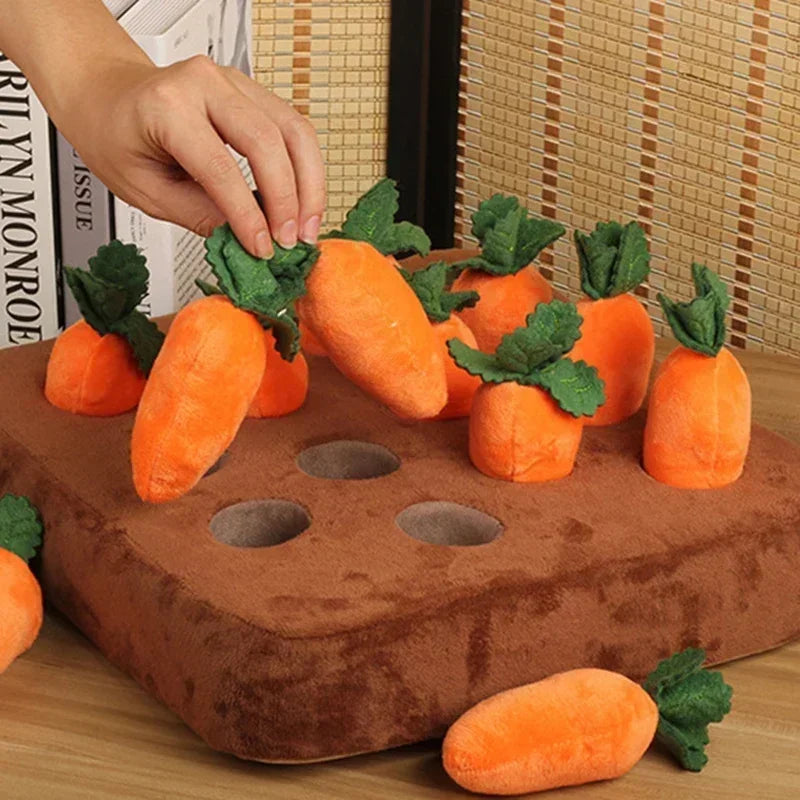 Dog Snuffle Mat Plush Carrot Toy Interactive Toy For Pets