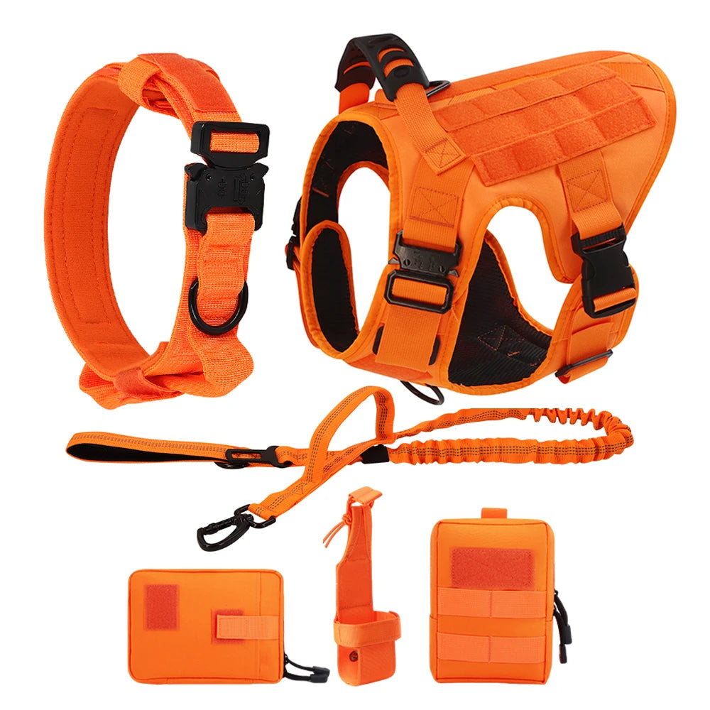 PETRAVEL Camouflage Nylon Dog Harness Vest For Training
