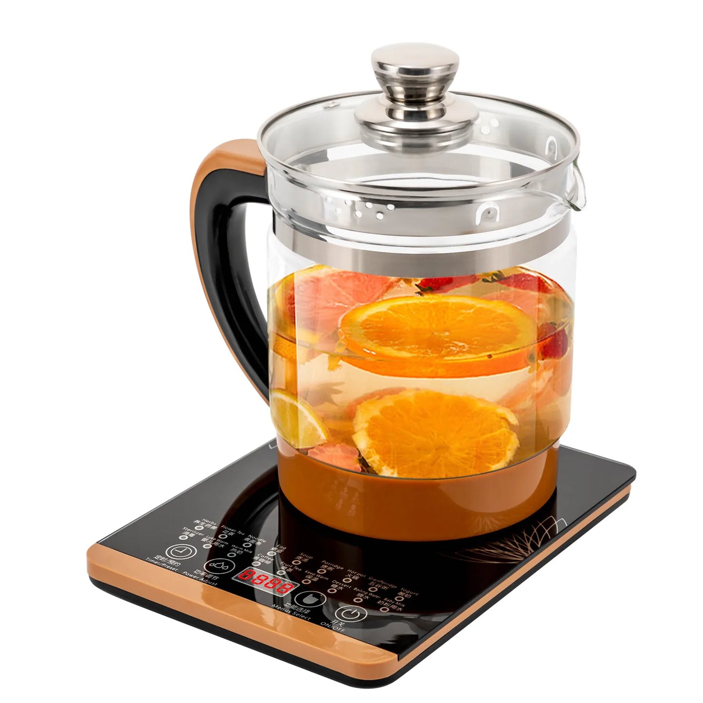 Electric Glass Tea Kettle With Keep Warm And BPA Free