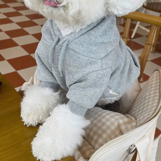 Warm Dog Hoodie Fleece Coat For Small Medium Dogs Cozy