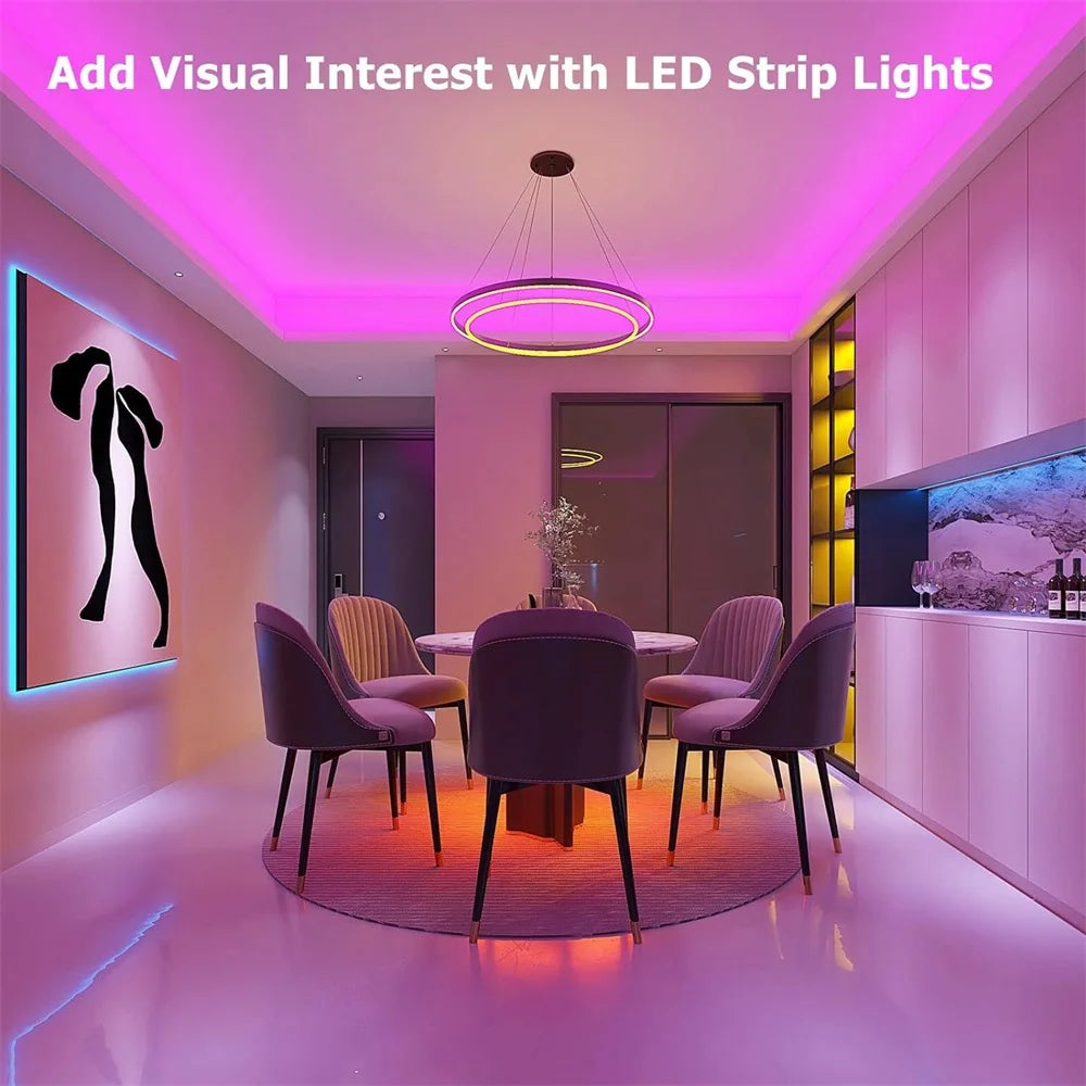 GOOLOOK WiFi LED Strip RGB 5050 Music Sync App Controller