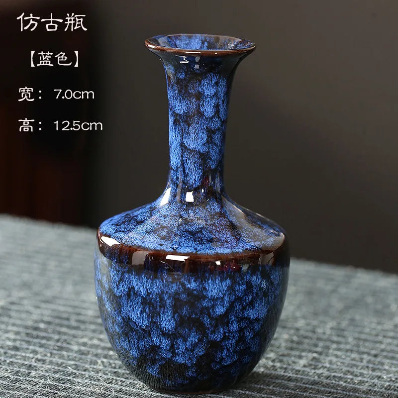 Minimalist Glaze Ceramic Vase For Tabletop Decor And Arrangements