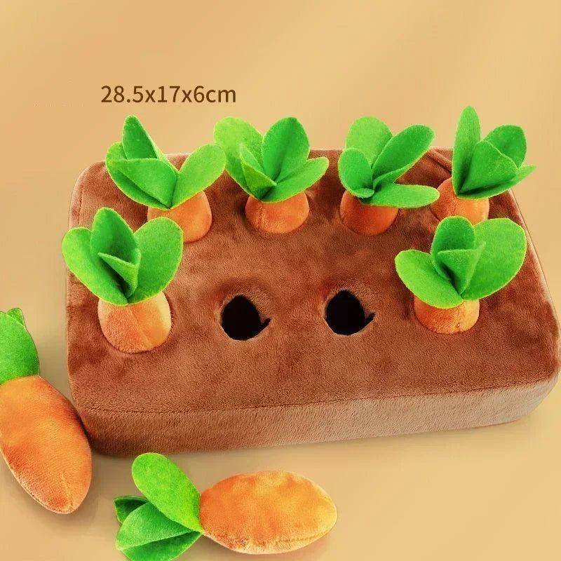 Dog Snuffle Mat Plush Carrot Toy Interactive Toy For Pets
