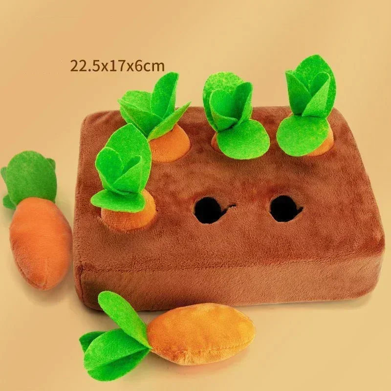 Dog Snuffle Mat Plush Carrot Toy Interactive Toy For Pets