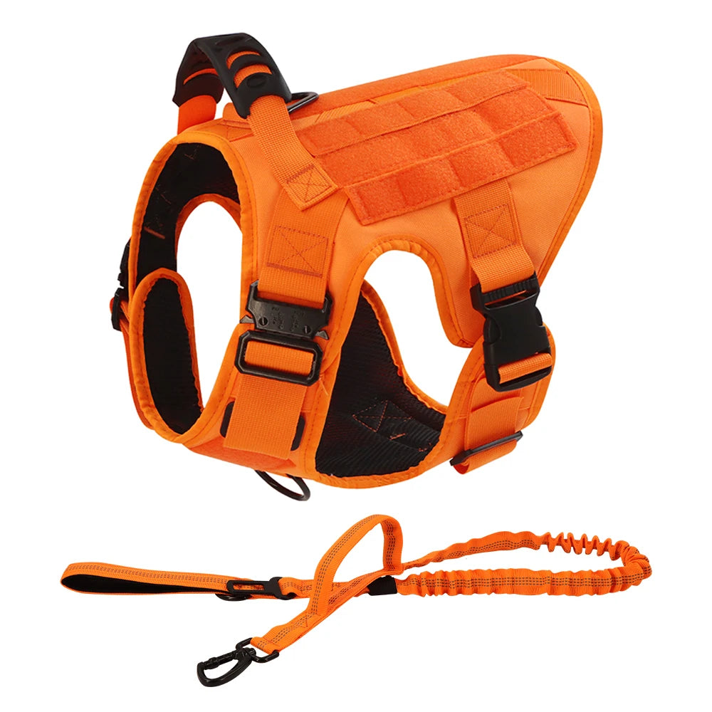 PETRAVEL Camouflage Nylon Dog Harness Vest For Training