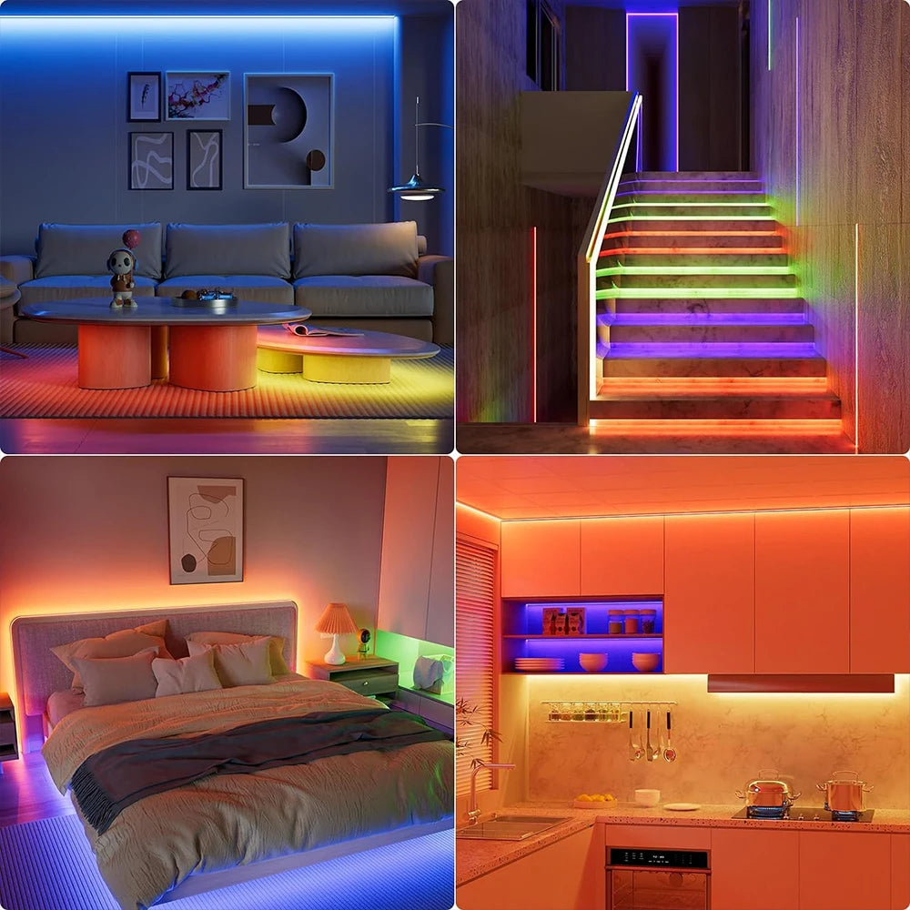GOOLOOK WiFi LED Strip RGB 5050 Music Sync App Controller